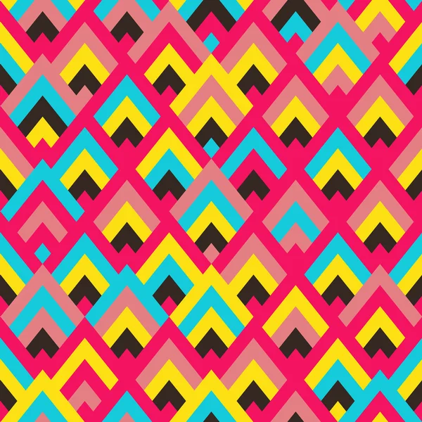 Dikişsiz vektör geometrik rhombus renk desen arka plan