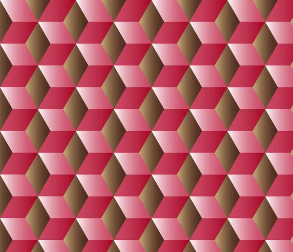 Abstrakter geometrischer Hintergrund mit kubistischem geometrischem Hintergrund — Stockvektor