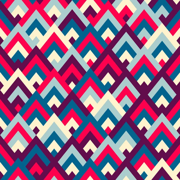 Dikişsiz vektör geometrik rhombus renk desen arka plan