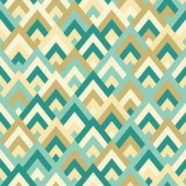 Dikişsiz vektör geometrik rhombus renk desen arka plan