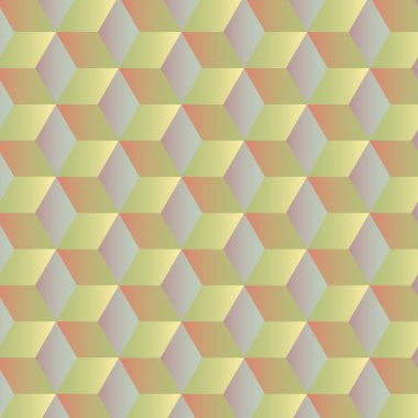 Küpleri ile soyut geometrik arka plan
