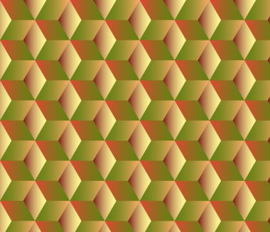 Küpleri ile soyut geometrik arka plan