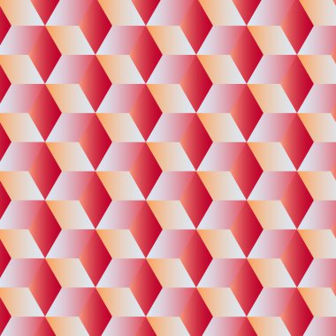 Küpleri ile soyut geometrik arka plan 