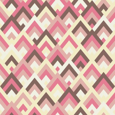 Dikişsiz vektör geometrik rhombus renk desen arka plan