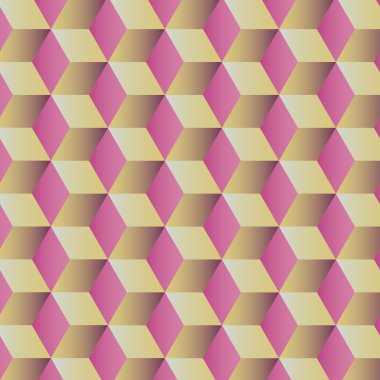 Küpleri ile soyut geometrik arka plan 