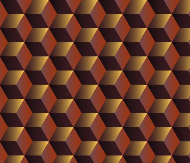 Küpleri ile soyut geometrik arka plan