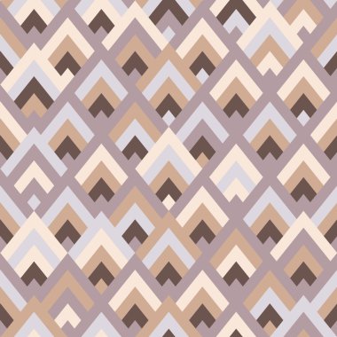 Dikişsiz vektör geometrik rhombus renk desen arka plan