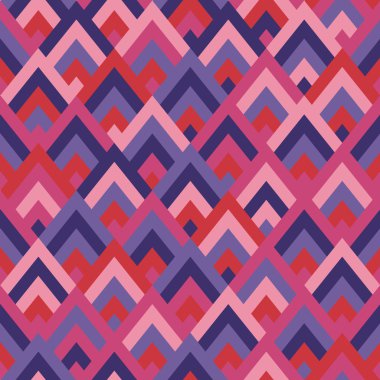 Dikişsiz vektör geometrik rhombus renk desen arka plan
