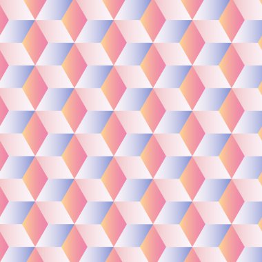 Küpleri ile soyut geometrik arka plan 