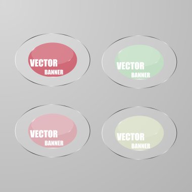 Vektör Infographic. afiş ayarlayın. Cam