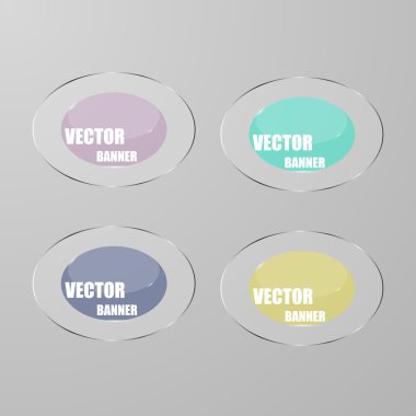 Vektör Infographic. afiş ayarlayın. Cam