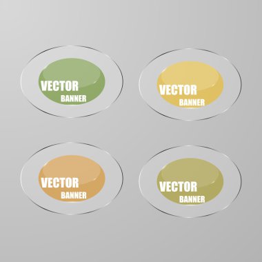 Vektör Infographic. afiş ayarlayın. Cam