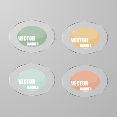 Vektör Infographic. afiş ayarlayın. Cam