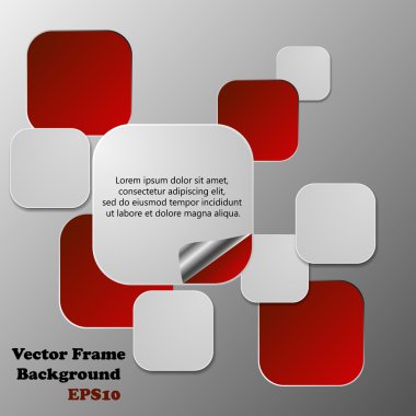 Arka plan çokgenler kağıt-tasarım şablonu kesti. Vektör illustrat