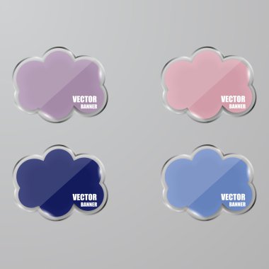 cam çerçeve kümesi. vektör çizim.