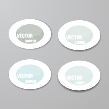 Vektör Infographic origami afiş set