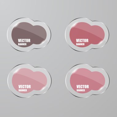 Vektör Infographic. afiş ayarlayın. Cam