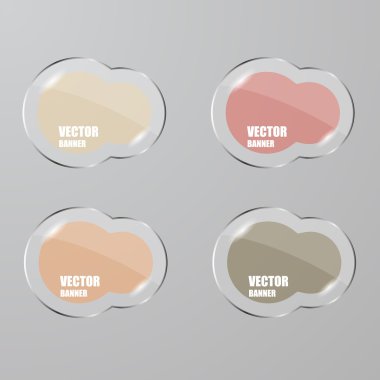 Vektör Infographic. afiş ayarlayın. Cam