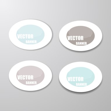 Vektör Infographic origami afiş set