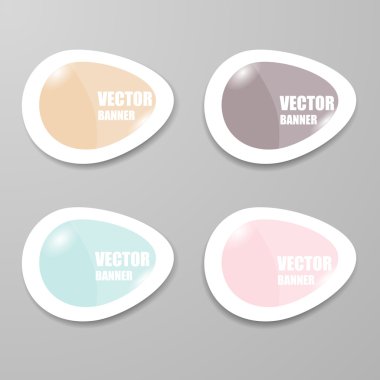 Vektör Infographic origami afiş set