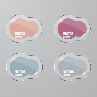 Vektör Infographic. afiş ayarlayın. Cam