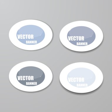 Vektör Infographic origami afiş set