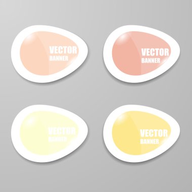 Vektör Infographic origami afiş set