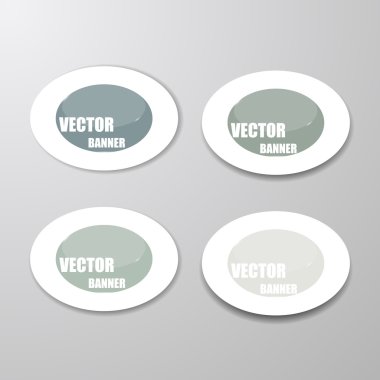 Vektör Infographic origami afiş set