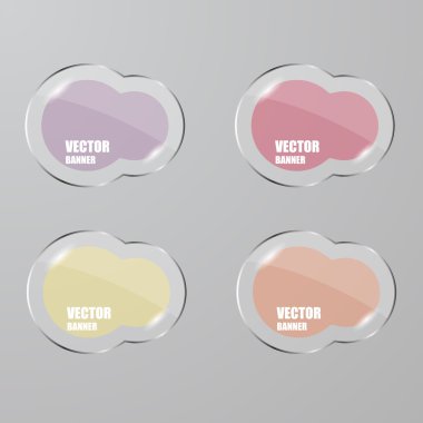 Vektör Infographic. afiş ayarlayın. Cam