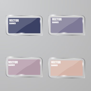 Vektör Infographic. afiş ayarlayın. Cam