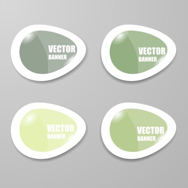 Vektör Infographic origami afiş set