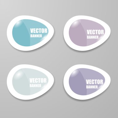 Vektör Infographic origami afiş set