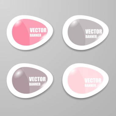 Vektör Infographic origami afiş set