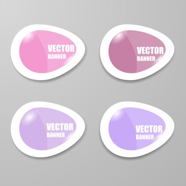 Vektör Infographic origami afiş set