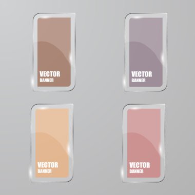 Vektör Infographic. afiş ayarlayın. Cam