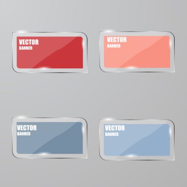 Vektör Infographic. afiş ayarlayın. Cam