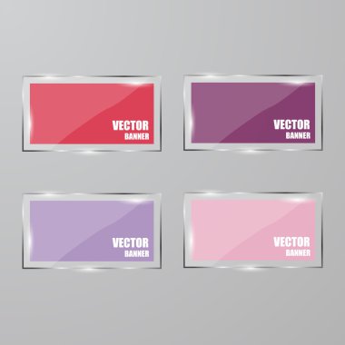 Vektör Infographic. afiş ayarlayın. Cam