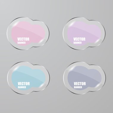 Vektör Infographic. afiş ayarlayın. Cam