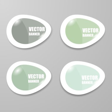 Vektör Infographic origami afiş set