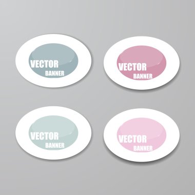 Vektör Infographic origami afiş set