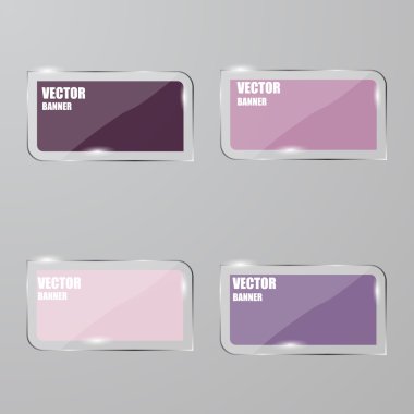 Vektör Infographic. afiş ayarlayın. Cam