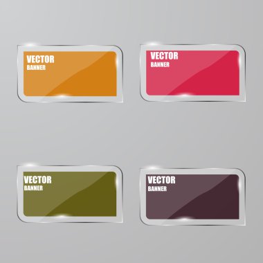 Vektör Infographic. afiş ayarlayın. Cam