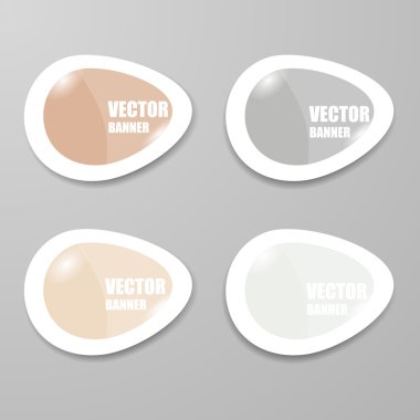 Vektör Infographic origami afiş set