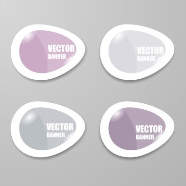 Vektör Infographic origami afiş set