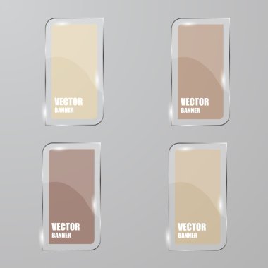 Vektör Infographic. afiş ayarlayın. Cam