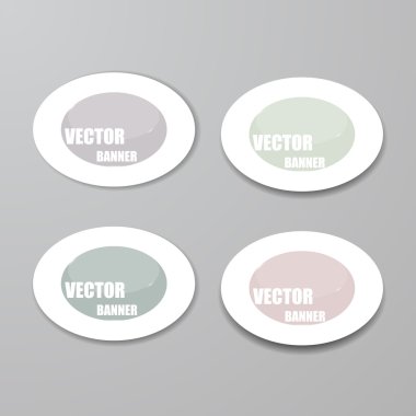 Vektör Infographic origami afiş set