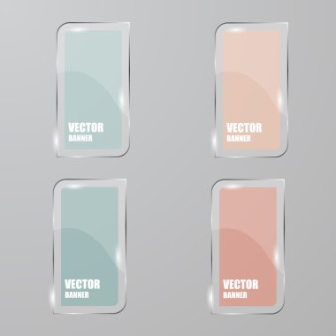 Vektör Infographic. afiş ayarlayın. Cam