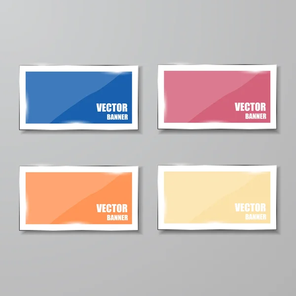 Glass framework set. Vector illustration. — Stock Vector