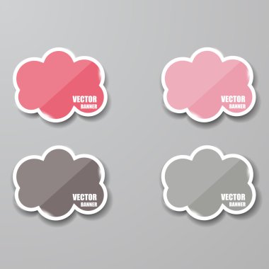 cam çerçeve kümesi. vektör çizim.