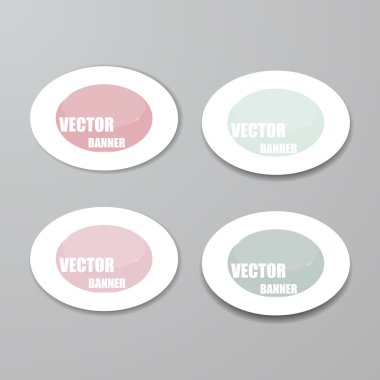 Vektör Infographic origami afiş set